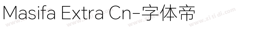 Masifa Extra Cn字体转换
